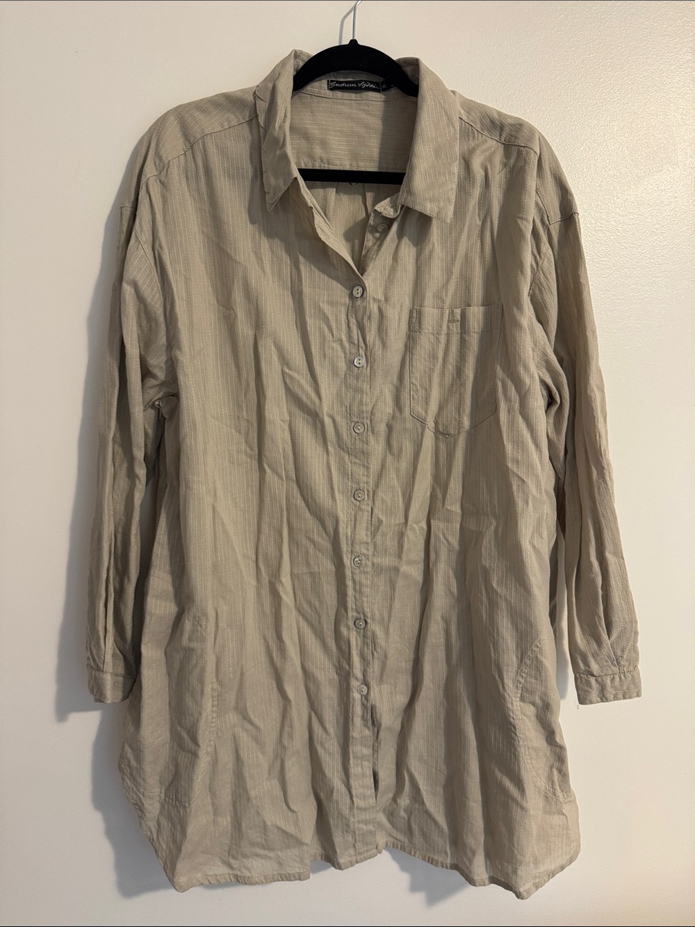 Gudrun Sjödén Button Down Tunic Top